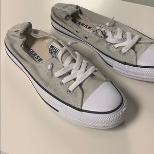 tan slip on converse all stars NEW